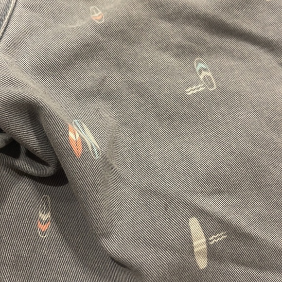 Boys Grey Surfboard Shorts - Picture 7 of 8